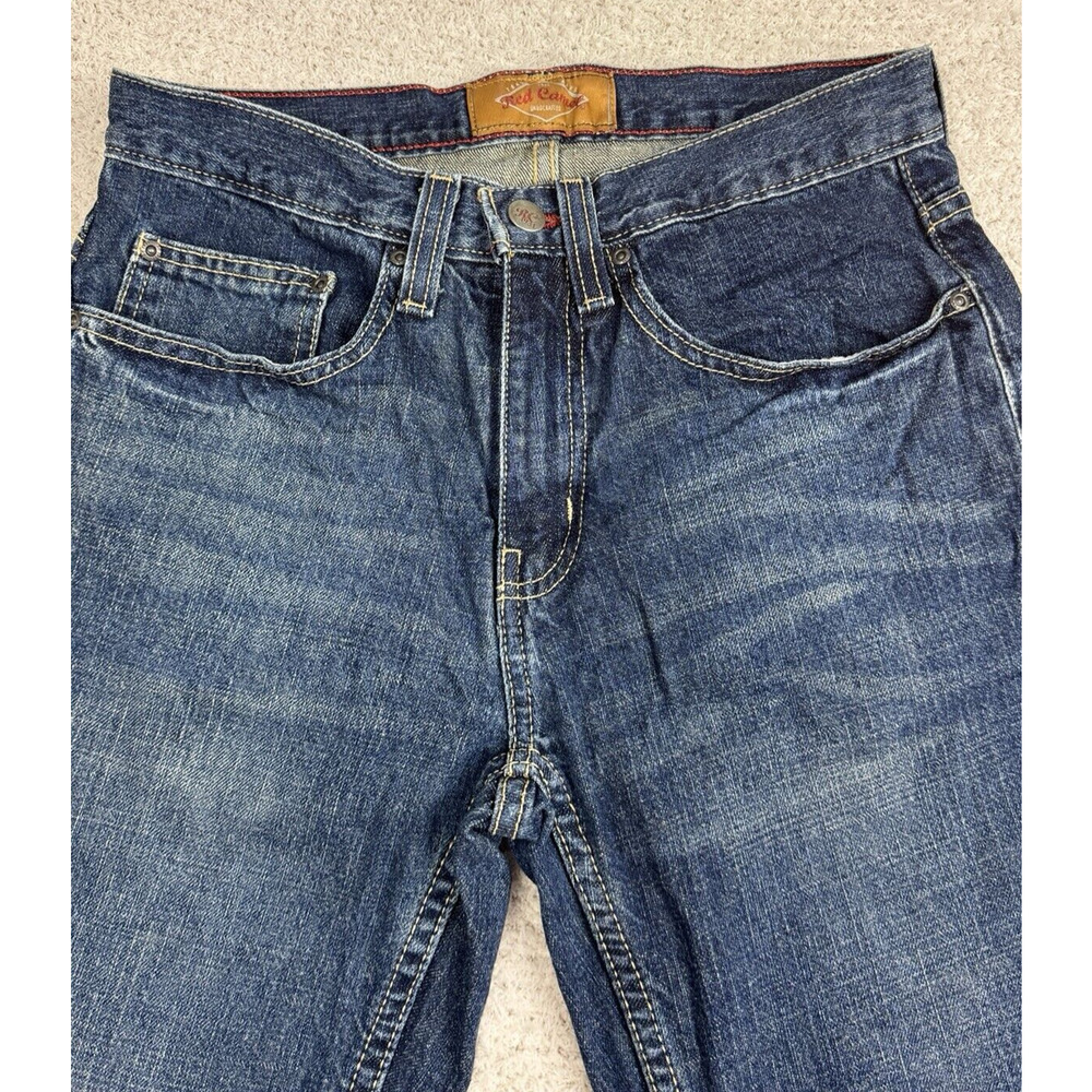 Red Camel Mens Stryker‎ Slim Straight Jeans 29x30 Blue Comfort - Picture 2 of 12
